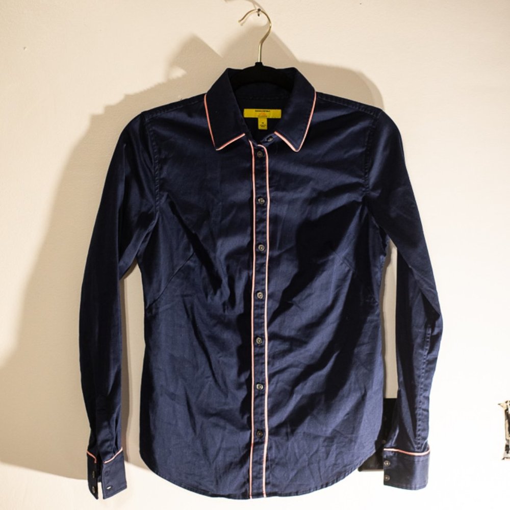 Banana Republic Milly Collection Button Down 4